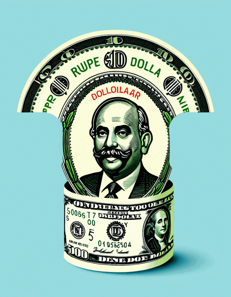 rupee to dollar