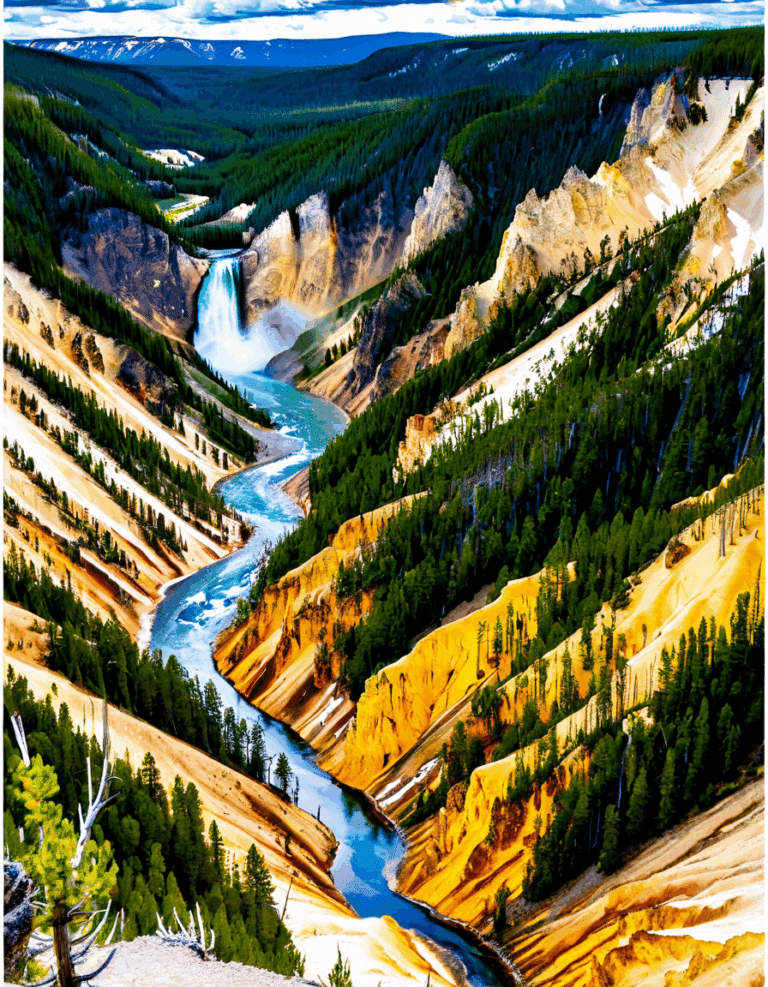 yellowstone national park map