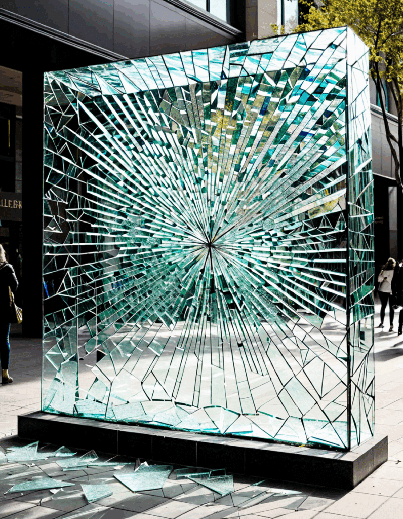 shattered glass