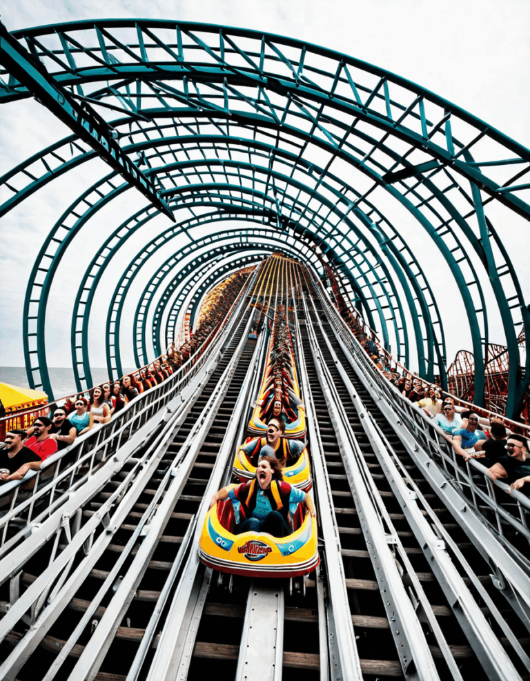 coney island cyclone roller coaster