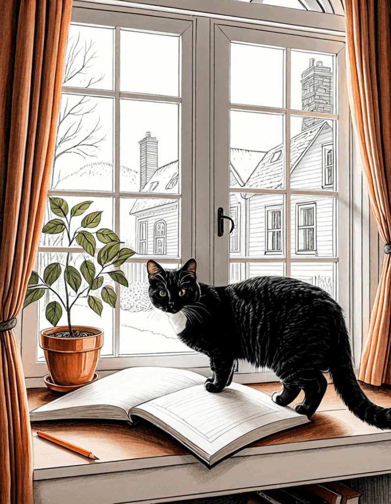 how to draw a cat