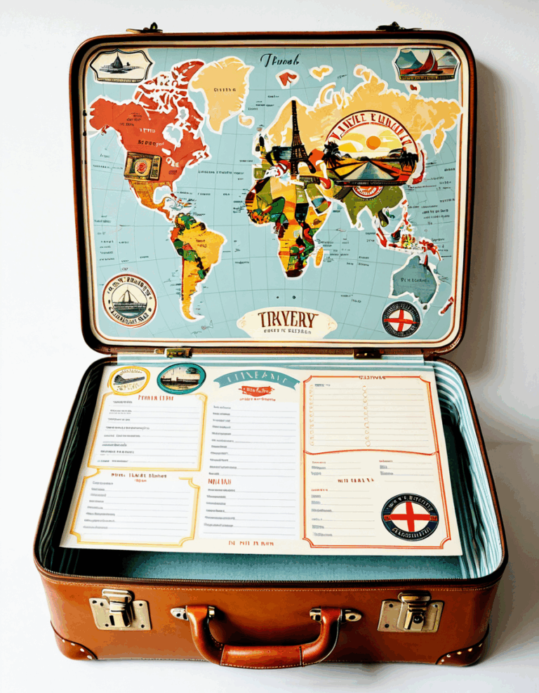itinerary template