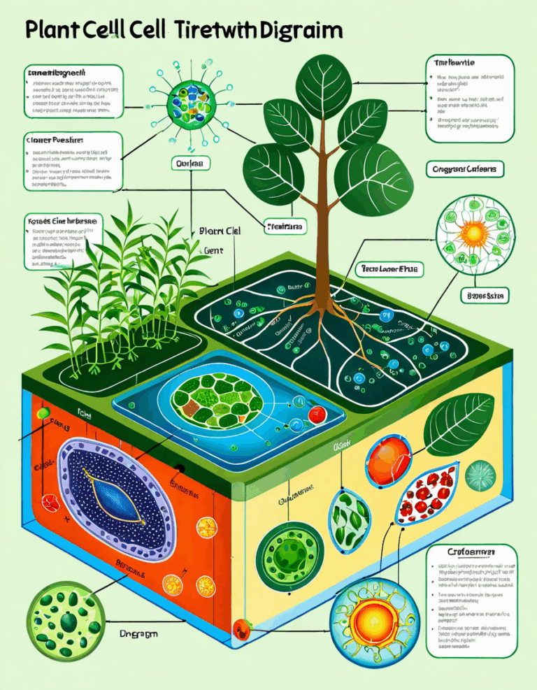 plant cell diagram