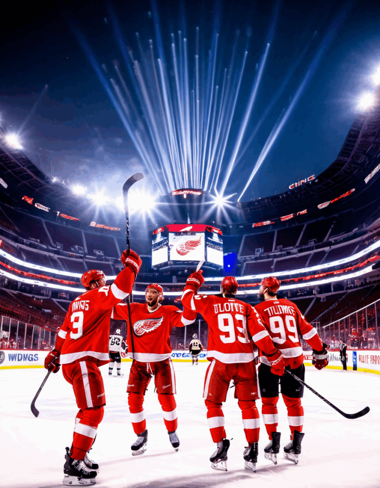 red wings score