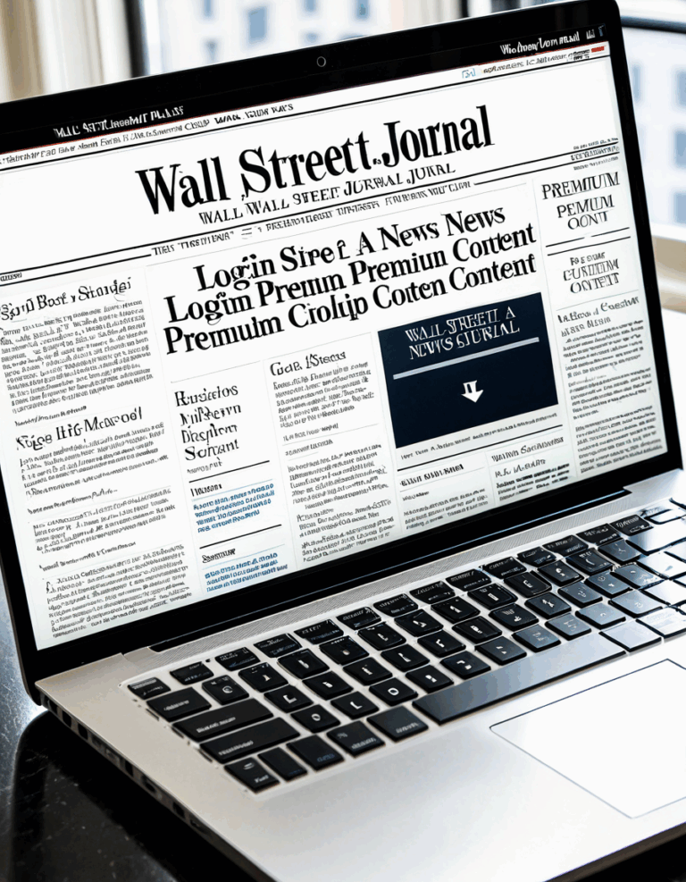 wall street journal login