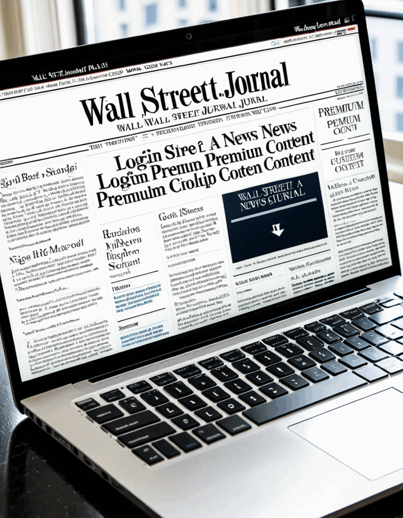 wall street journal login