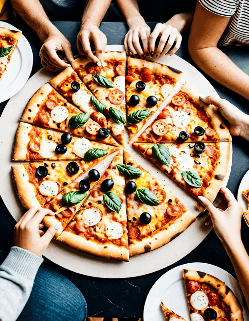 slice pizza
